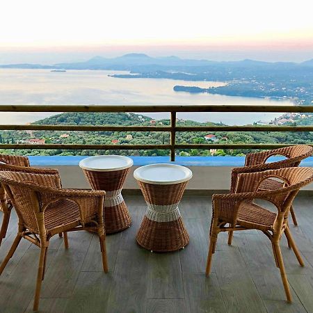 House Tanna Of Villa Intaba Spectacular Sea Views Corfiot Riviera Spartilas Corfu Island Greece Close To Ipsos Beach Spartylas Eksteriør bilde