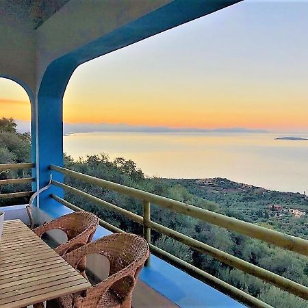 House Tanna Of Villa Intaba Spectacular Sea Views Corfiot Riviera Spartilas Corfu Island Greece Close To Ipsos Beach Spartylas Eksteriør bilde