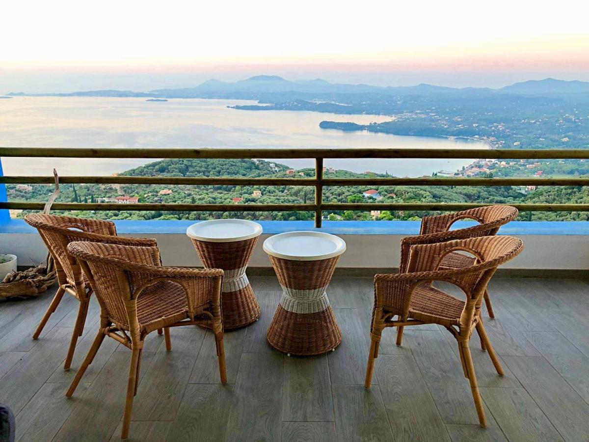 House Tanna Of Villa Intaba Spectacular Sea Views Corfiot Riviera Spartilas Corfu Island Greece Close To Ipsos Beach Spartylas Eksteriør bilde