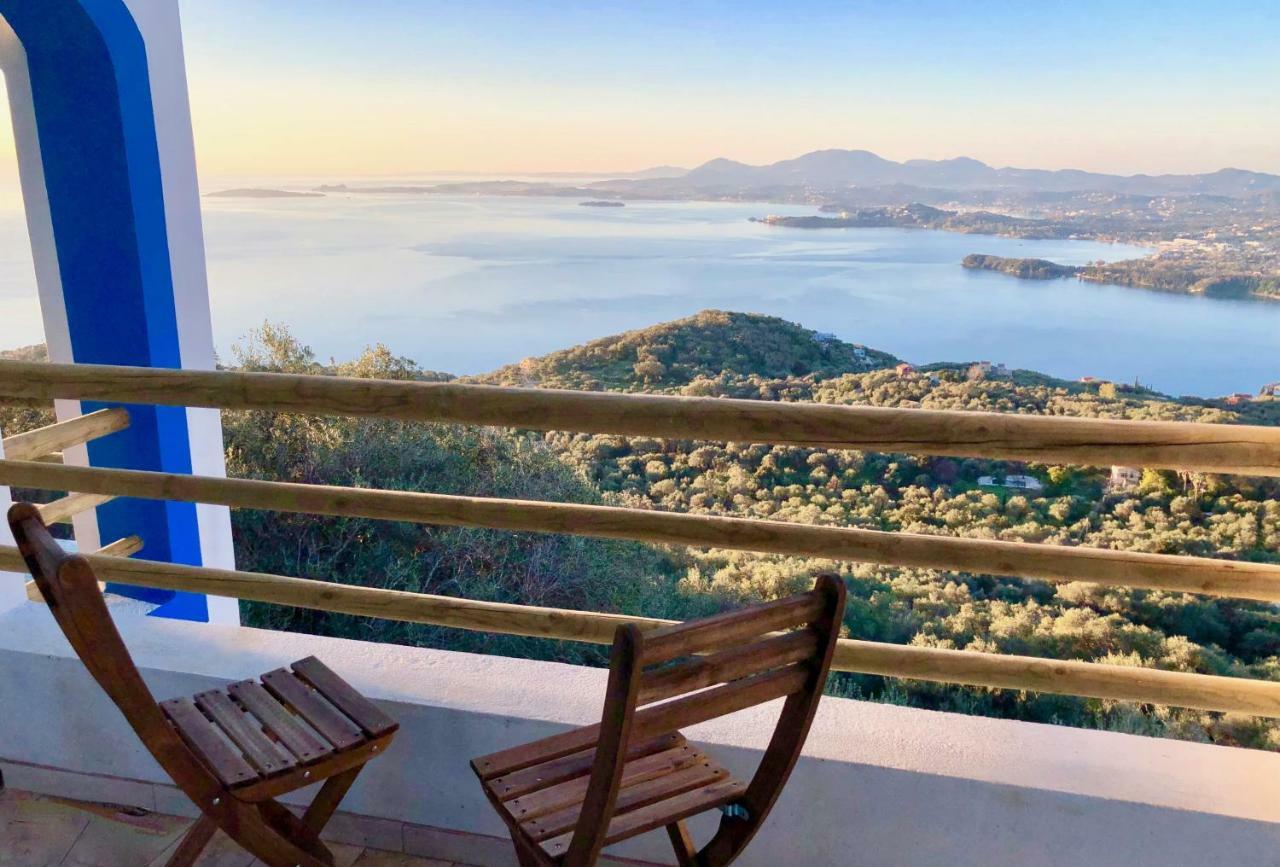 House Tanna Of Villa Intaba Spectacular Sea Views Corfiot Riviera Spartilas Corfu Island Greece Close To Ipsos Beach Spartylas Eksteriør bilde