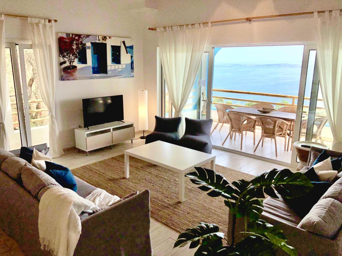 House Tanna Of Villa Intaba Spectacular Sea Views Corfiot Riviera Spartilas Corfu Island Greece Close To Ipsos Beach Spartylas Eksteriør bilde