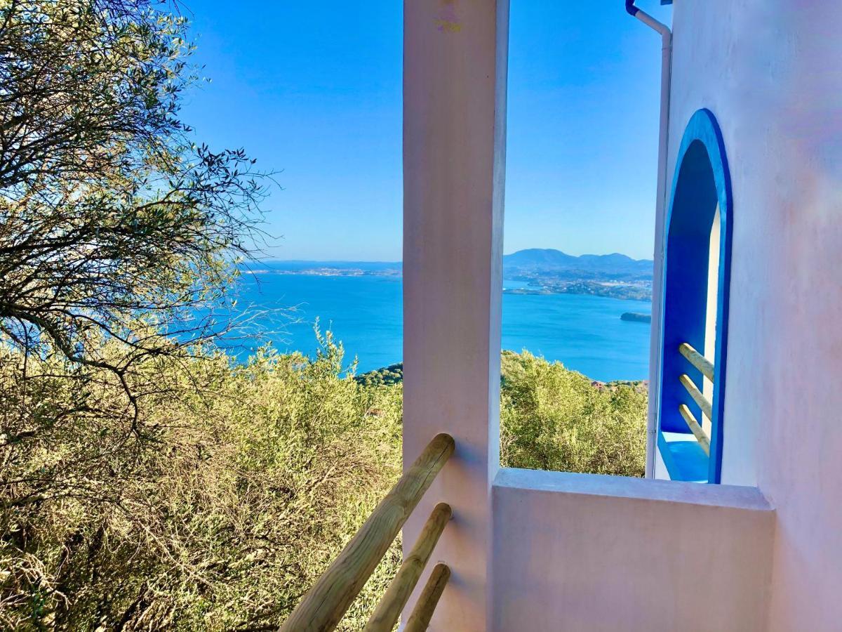 House Tanna Of Villa Intaba Spectacular Sea Views Corfiot Riviera Spartilas Corfu Island Greece Close To Ipsos Beach Spartylas Eksteriør bilde