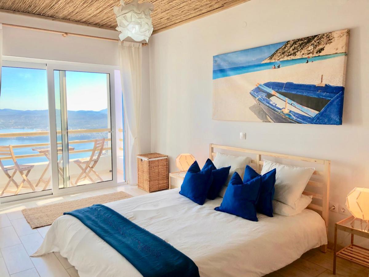 House Tanna Of Villa Intaba Spectacular Sea Views Corfiot Riviera Spartilas Corfu Island Greece Close To Ipsos Beach Spartylas Eksteriør bilde