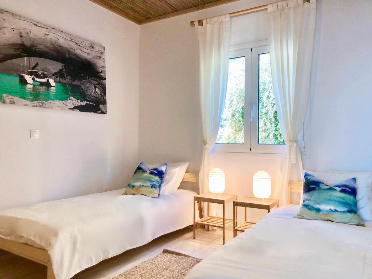 House Tanna Of Villa Intaba Spectacular Sea Views Corfiot Riviera Spartilas Corfu Island Greece Close To Ipsos Beach Spartylas Eksteriør bilde